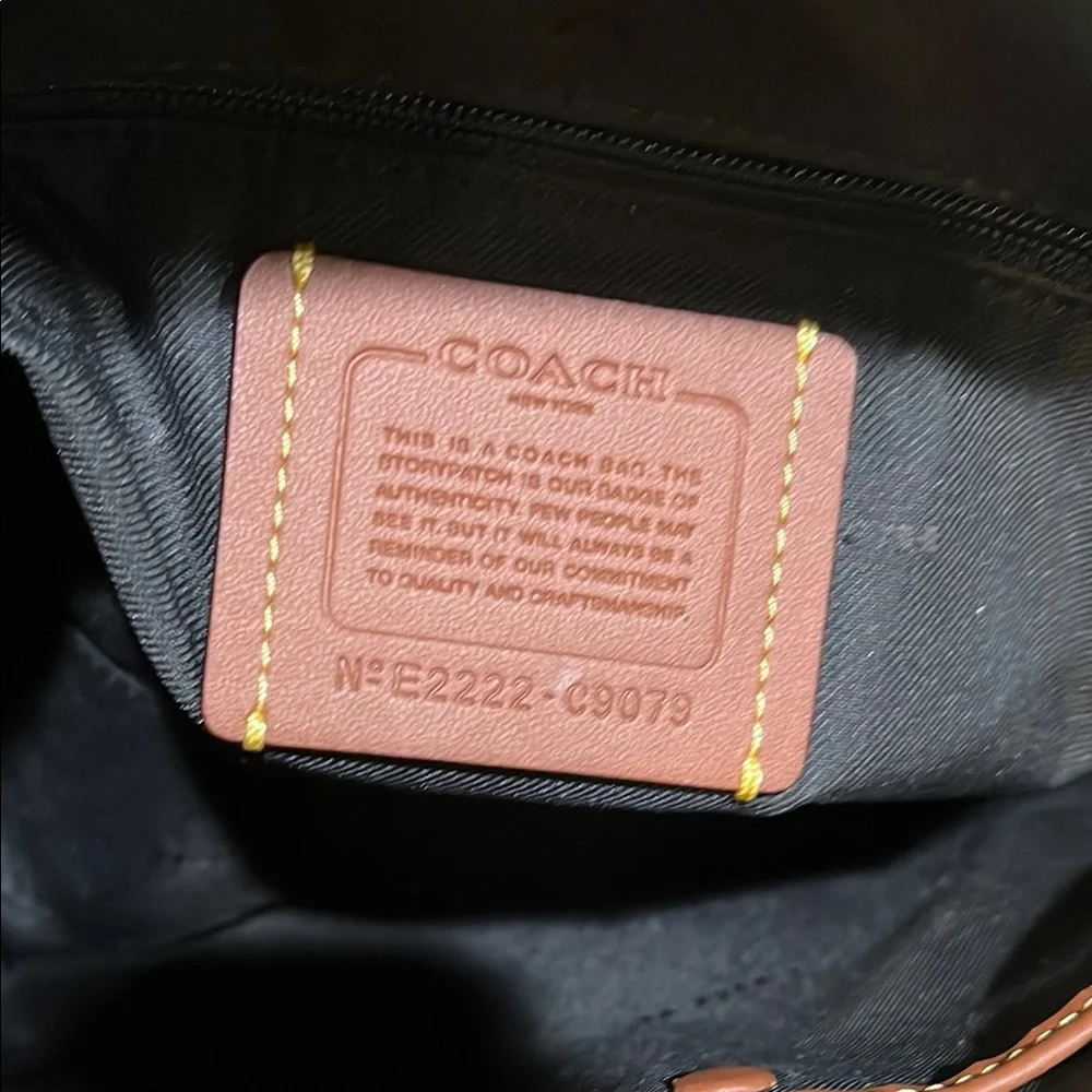 COACH EUC Jacquard Elise Satchel BAG